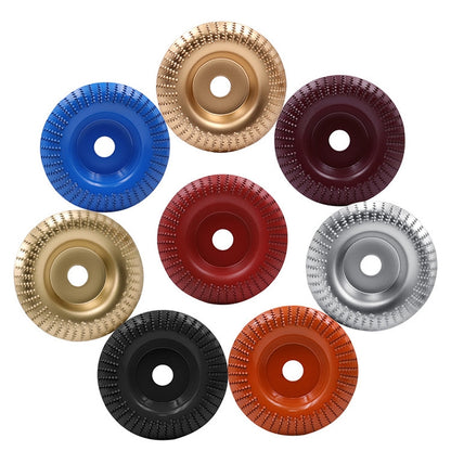 Woodworking Sanding Plastic Stab Discs Hard Round Grinding Wheels For Angle Grinders, Specification: 100mm Blue Curved - Abrasive Tools & Accessories by buy2fix | Online Shopping UK | buy2fix