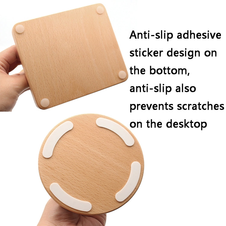 AM-EJZJ001 Desktop Solid Wood Headset Display Stand, Style: C - Apple Accessories by buy2fix | Online Shopping UK | buy2fix