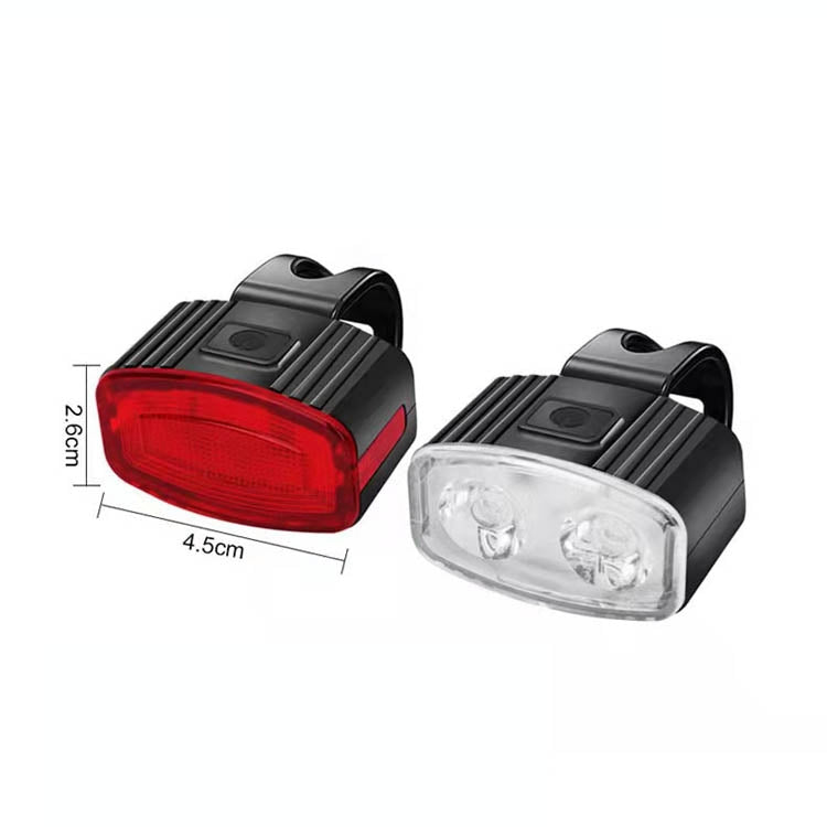 BG-3106 Bicycle Lamp USB Charging Mountain Bike Night Rider Light(Red) - Headlights by buy2fix | Online Shopping UK | buy2fix