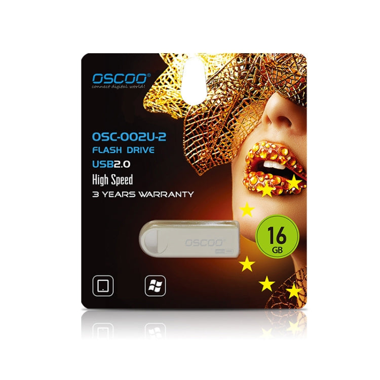 OSCOO 002U-2 USB 2.0 Metal Mini U Disk, Capacity: 32GB - USB Flash Drives by OSCOO | Online Shopping UK | buy2fix