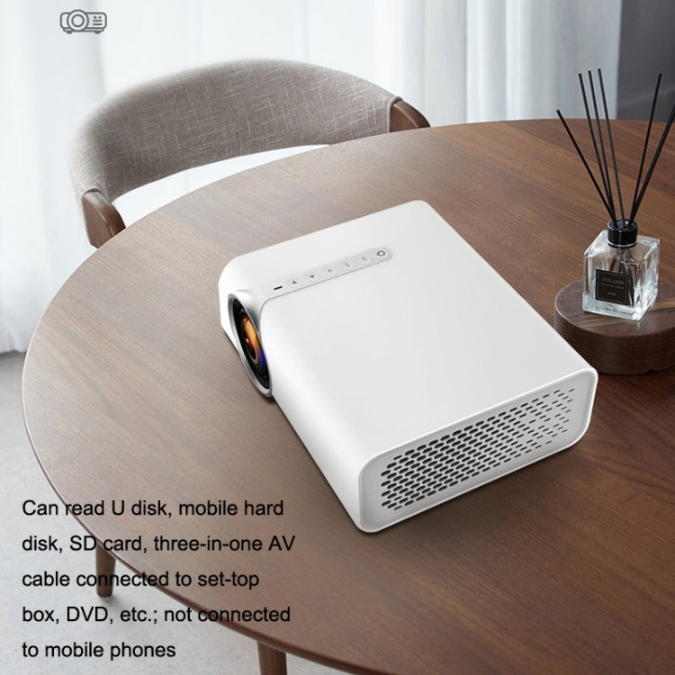 YG530 Home LED Small HD 1080P Projector, Specification: UK Plug(White) - Consumer Electronics by buy2fix | Online Shopping UK | buy2fix