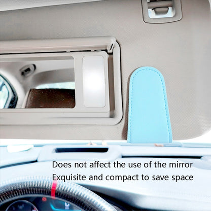 2 PCS Car Sun Visor Glasses Clip Ticket Storage Clip(Yellow) - In Car by buy2fix | Online Shopping UK | buy2fix