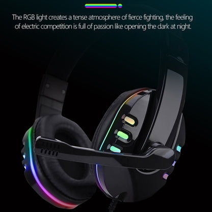 Soyto 733RGB Luminous Computer Headset For Xbox / PS4 / PS5(Black) - Multimedia Headset by Soyto | Online Shopping UK | buy2fix