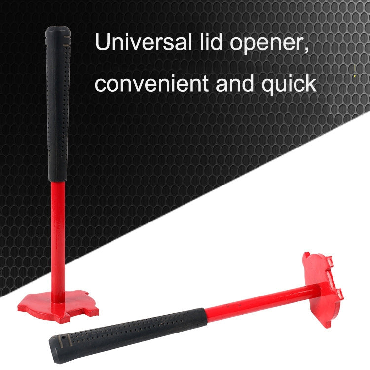 200L Universal Oil Drum Cap Opener(Black Red) - Others by buy2fix | Online Shopping UK | buy2fix