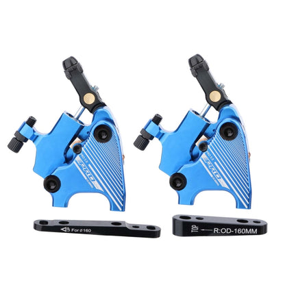 1 Pair IIIPRO Flat Mount Road Calipers Bilateral Brakes(Blue) - Bicycle Brake Parts by IIIPRO | Online Shopping UK | buy2fix