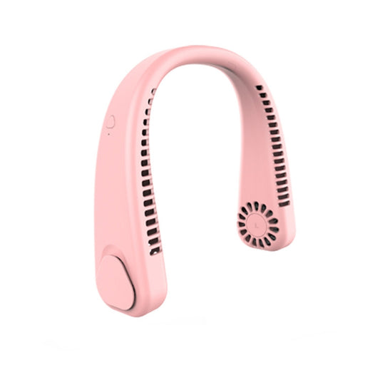 F2 USB Outdoor Portable Hanging Neck Fan(Pink) - Consumer Electronics by buy2fix | Online Shopping UK | buy2fix