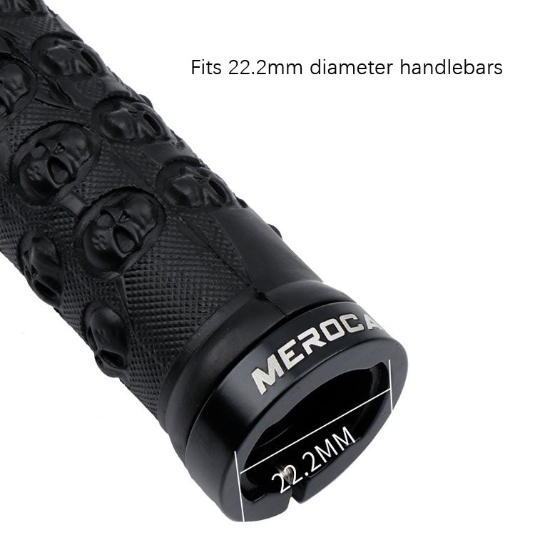 MEROCA Mountain Bike Anti-slip Shock Absorber Riding Grip Cover, Style: Bilateral Lock Sponge ME30 Black - Outdoor & Sports by MEROCA | Online Shopping UK | buy2fix