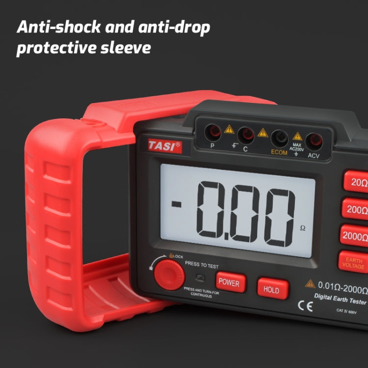 TASI TA8331A Ground Resistance Tester High Accuracy Digitally Ground Resistance Meter - Consumer Electronics by TASI | Online Shopping UK | buy2fix