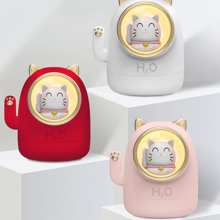 A-16 Home Office Silent Mini Lucky Cat USB Humidifier(Pink) - Home & Garden by buy2fix | Online Shopping UK | buy2fix