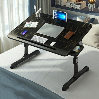 N6 Liftable and Foldable Bed Computer Desk, Style: Drawer+USB - Computer & Networking by buy2fix | Online Shopping UK | buy2fix