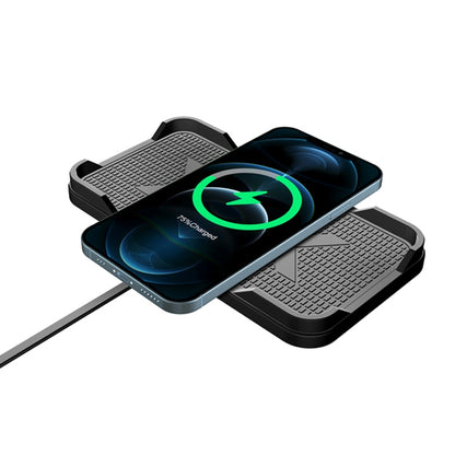 POLMXS C12 Car Anti-Slip Wireless Charger - Wireless Charging Pads by POLMXS | Online Shopping UK | buy2fix