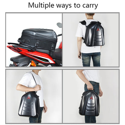 MOTOCENTRIC 11-MC-0113 Outdoor Riding Motorcycle Rear Seat Bag(Gray) - In Car by MOTOCENTRIC | Online Shopping UK | buy2fix