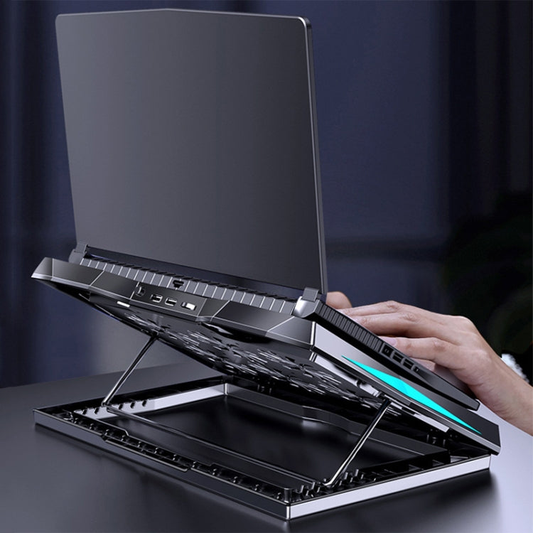 MC Q3 Lifting and Folding Laptop Cooler(Black) - Computer & Networking by MC | Online Shopping UK | buy2fix