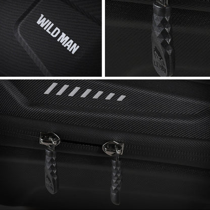 WILD MAN E8 3L Bicycle EVA Hard Shell Head Bag(Black) - Bicycle Bags by WILD MAN | Online Shopping UK | buy2fix