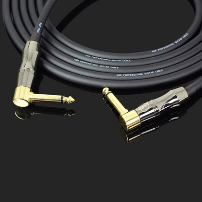 KGR Guitar Cable Keyboard Drum Audio Cable, Specification: 10m(Double Elbow Jack) - Stringed Instruments by KGR | Online Shopping UK | buy2fix