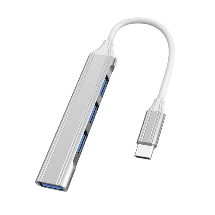 2 PCS Multifunctional Expanded Docking, Spec: Type-C/USB-C 3.0 (Silver) - USB 3.0 HUB by buy2fix | Online Shopping UK | buy2fix