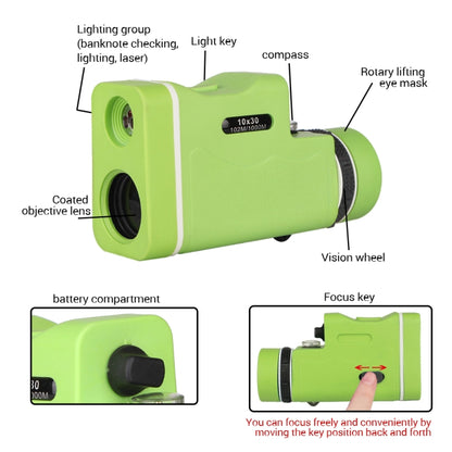 CS-1030 10X Colorful High List Binoculars with Infrared Light(Fruit Green) - Monocular Binoculars by buy2fix | Online Shopping UK | buy2fix