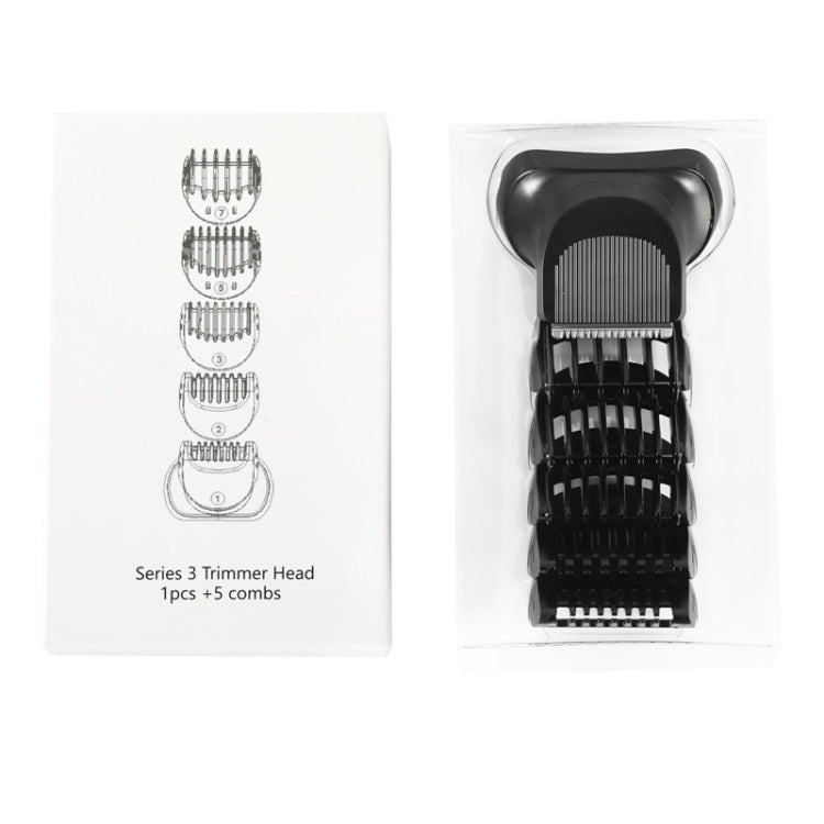 Electric Shaver 1 Head + 5 Combs For BRAUN 3 Series - Hair Trimmer by buy2fix | Online Shopping UK | buy2fix