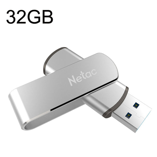 Netac U388 High Speed USB3.0 Metal Rotating Car Computer U Disk, Capacity: 32GB - USB Flash Drives by Netac | Online Shopping UK | buy2fix