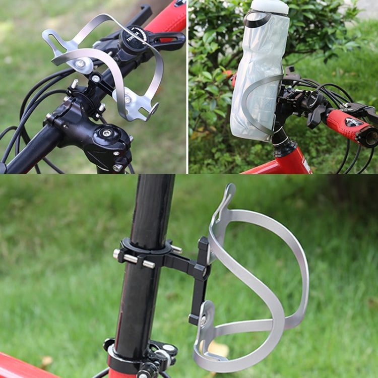 2 PCS Bicycle Aluminum Alloy Bottle Cage Conversion Seat Fixed Adjustable Bottle Cage(Red) - Holders by buy2fix | Online Shopping UK | buy2fix
