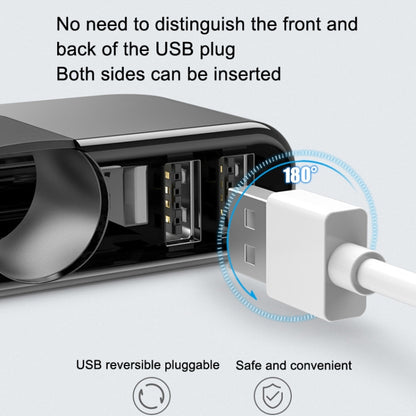 SHUNWEI Car Cigarette Lighter Charger 12/24V USB Converts Socket, Style: 2 Holes 2 USB Voltage - In Car by SHUNWEI | Online Shopping UK | buy2fix