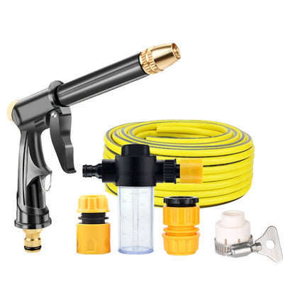 High Pressure Car Wash Hose Telescopic Watering Sprinkler, Style: H2+3 Connector+20m Tube+Foam Pot - In Car by buy2fix | Online Shopping UK | buy2fix