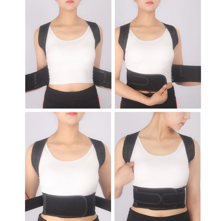 Breathable Anti-hunchback Posture Correction Belt, Specification: XL(Black) - Corrector by buy2fix | Online Shopping UK | buy2fix
