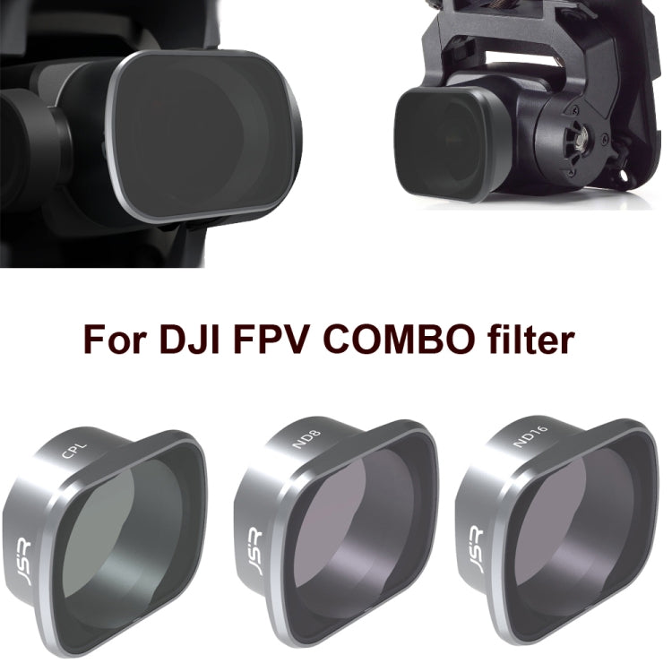 JSR Drone Filters for DJI FPV COMBO ,Model: ND64 - DJI & GoPro Accessories by JSR | Online Shopping UK | buy2fix