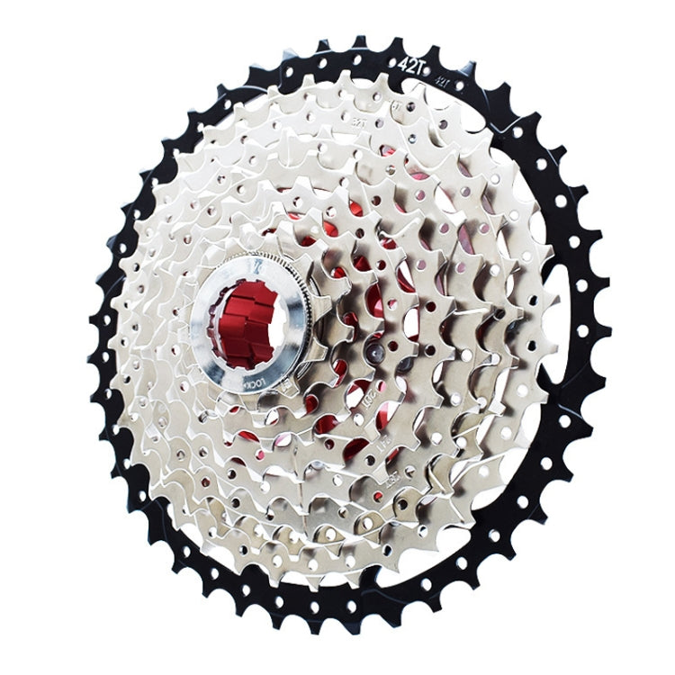 VG Sports Split Mountain Bike Lightweight Cassette Flywheel, Style: 9 Speed 40T (Silver) - Outdoor & Sports by VG Sports | Online Shopping UK | buy2fix