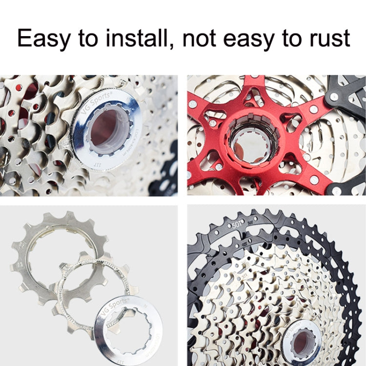 VG Sports Split Mountain Bike Lightweight Cassette Flywheel, Style: 12 Speed 50T (Black) - Outdoor & Sports by VG Sports | Online Shopping UK | buy2fix