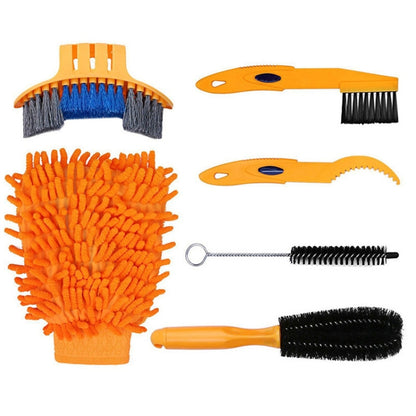 Bike Chain Washer Cleaner Kit Maintenance Tool,Specification: 6 In 1 Brush - Outdoor & Sports by buy2fix | Online Shopping UK | buy2fix