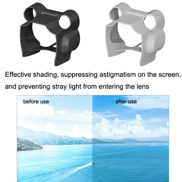 Sunnylife MM3-ZG406 Lens Hood Gimbal Protection Anti-Glare Sunshade Cover For DJI Mini3 Pro(Black) - DJI & GoPro Accessories by Sunnylife | Online Shopping UK | buy2fix