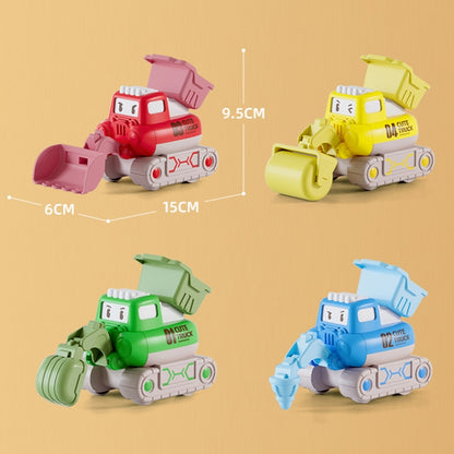 3 PCS 7799 Pressing Inertia Forward Cartoon Children Toy Car(Blue) - Model Toys by buy2fix | Online Shopping UK | buy2fix