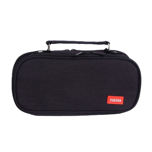 Large Capacity Multi-layer Portable Stationery Bag Canvas Pen Bag(Black) - Home & Garden by buy2fix | Online Shopping UK | buy2fix