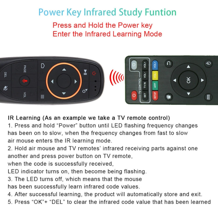 Intelligent Voice Remote Control With Learning Function, Style: G10 Without Gyroscope - Consumer Electronics by buy2fix | Online Shopping UK | buy2fix
