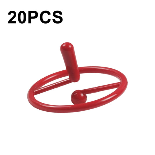 20 PCS Suspension Exclamation Mark Gyroscope Decompression Small Toy(Red) - Gyros by buy2fix | Online Shopping UK | buy2fix