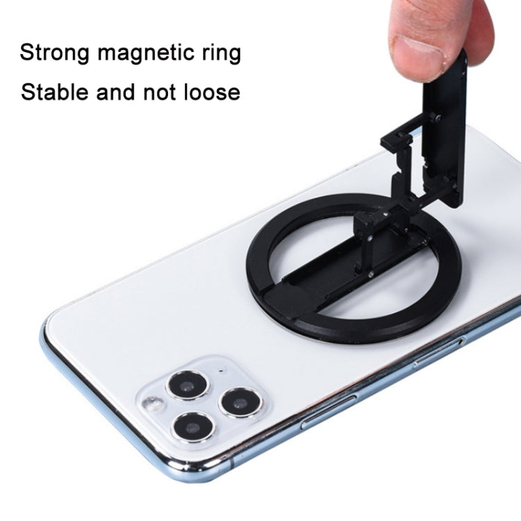 MagSafe Aluminum Alloy Magnetic Phone Holder(Red) - Desktop Holder by buy2fix | Online Shopping UK | buy2fix