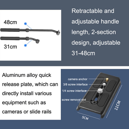 QingZhuangShiDai Q90 SLR Camera Tripod Shooting Bird Telephoto Damping Handle Gimbal - Tripod Heads by QingZhuangShiDai | Online Shopping UK | buy2fix