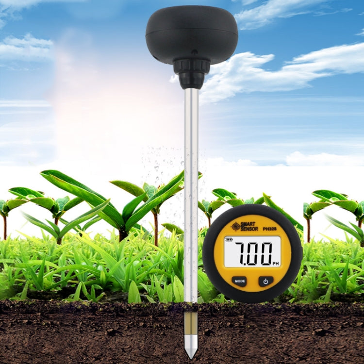 Smart Sensor PH328 Soil Acidity Meter Fertilizer Nutrient Humidity Detector - Consumer Electronics by buy2fix | Online Shopping UK | buy2fix