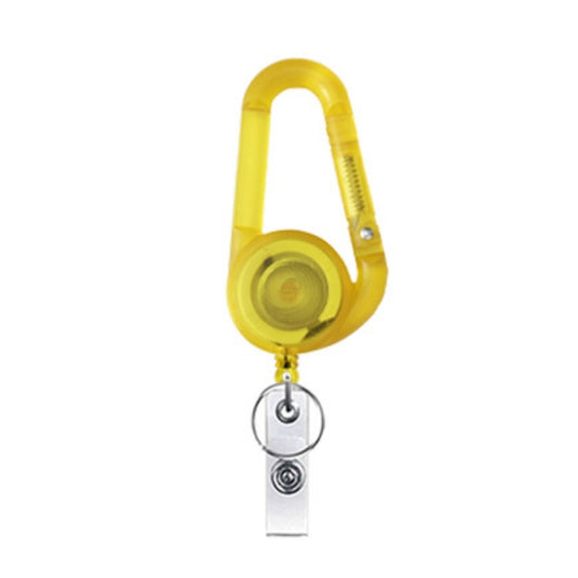 Retractable Mountain Buckle Keychain(Yellow) - In Car by buy2fix | Online Shopping UK | buy2fix