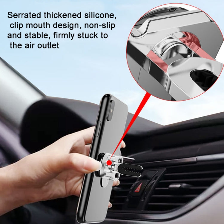 Multifunction Car Air Vent Phone Holder Finger Ring Phone Bracket Bottle Opener(Silver) - Ring Holder by buy2fix | Online Shopping UK | buy2fix