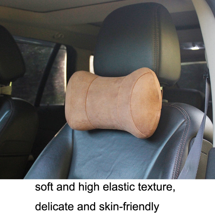 Car Memory Cotton Headrest Protective Cervical Spine Seat Sleeping Pillow(Black) - In Car by buy2fix | Online Shopping UK | buy2fix