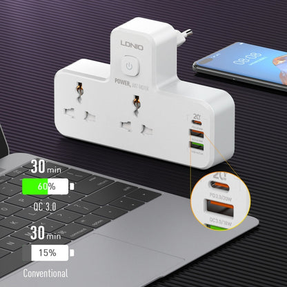 LDNIO SC2311 20W PD+QC 3.0 Multifunctional Home Fast Charging Socket with Night Light, Spec: US Plug - Extension Socket by LDNIO | Online Shopping UK | buy2fix