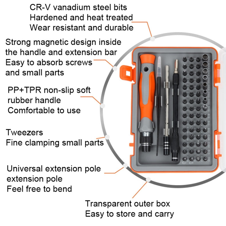 64 In 1 Screwdriver Kit Cell Phone Tablet Disassembly Tools - Repair & Spare Parts by buy2fix | Online Shopping UK | buy2fix