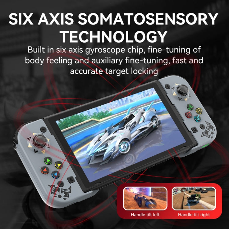 D5 Wireless Bluetooth Game Controller Joystick For IOS/Android For SWITCH/PS3/PS4(Gray) - Controller Gamepad by buy2fix | Online Shopping UK | buy2fix