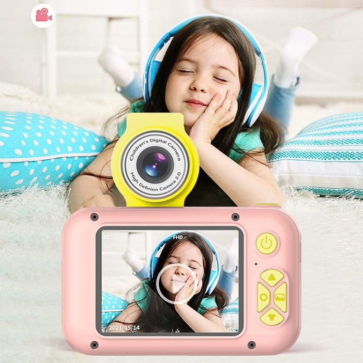 X101 Mini HD Lens Reversible Child Camera, Color: Pink - Consumer Electronics by buy2fix | Online Shopping UK | buy2fix