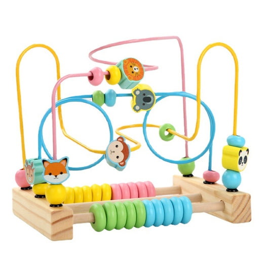 Children Beads Around Multifunctional Puzzle Block Toys, Style: Animal - Building Blocks by buy2fix | Online Shopping UK | buy2fix