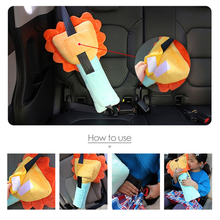 50cm Children Car Belt Cartoon Shoulder Protector Pillow(Duck) - In Car by buy2fix | Online Shopping UK | buy2fix