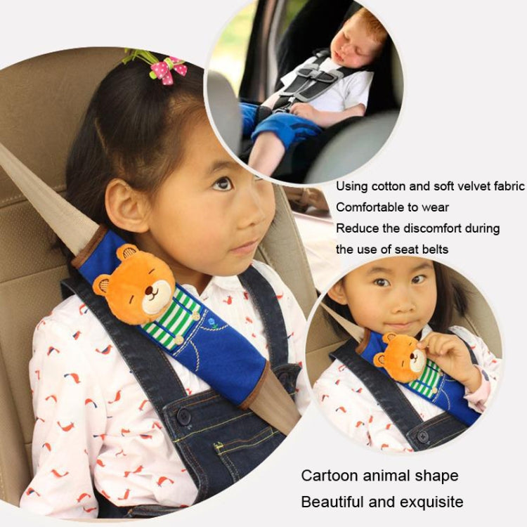 H002 Children Car Seat Belt Cartoon Cover(Rabbit) - In Car by buy2fix | Online Shopping UK | buy2fix