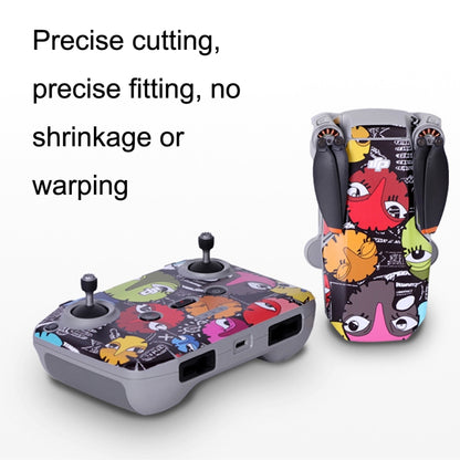 Sunnylife MM2-TZ452 For DJI Mini 2 Waterproof PVC Drone Body + Arm + Remote Control Decorative Protective Stickers Set(Desert Camouflage) - Stickers by Sunnylife | Online Shopping UK | buy2fix